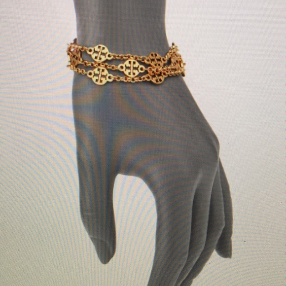 Tory Burch multi strand logo bracelet  - Picture 5 of 5